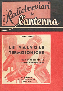Bossi - Le valvole termoioniche (l'antenna 1935)